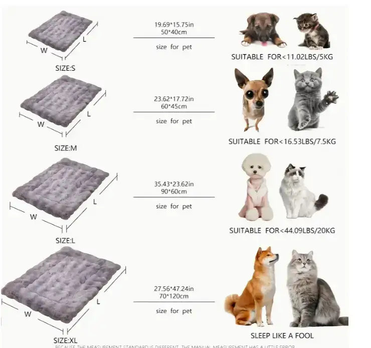 Cama de Pelúcia para Cães - Cores Sortidas | Caprili Inter - caminha e casinha cachorro