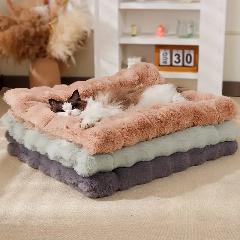 Cama de Pelúcia para Gatos - Cores Sortidas | Caprili Inter - caminhas e casinhas gatos