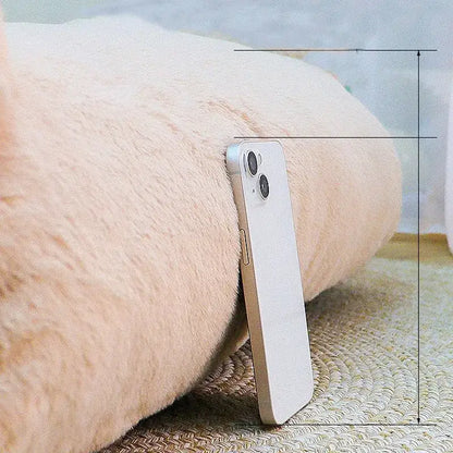 Cama sofá pet removível antiderrapante em coral | Caprioli Inter Caminha e casinha para Cachorro