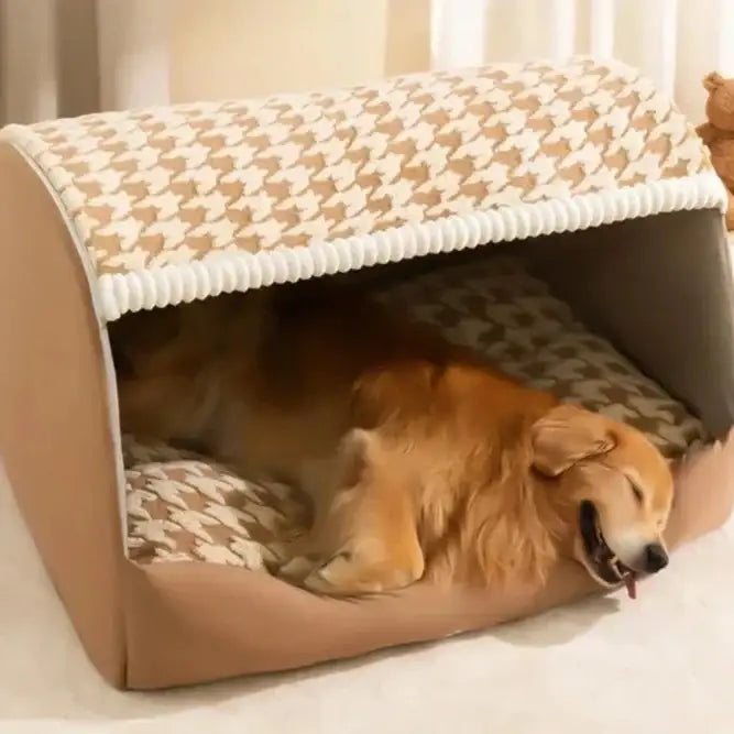 Cama Toquinha Pet com Almofada Removível e Fácil de Montar | Caprioli Inter Caminha casinha para Cachorro