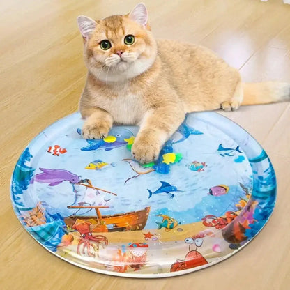 Caminha Pet Divertida Acqua Fish com Borda Elevada e Proteção contra Resfriados | Caprioli Inter Caminhas casinhas