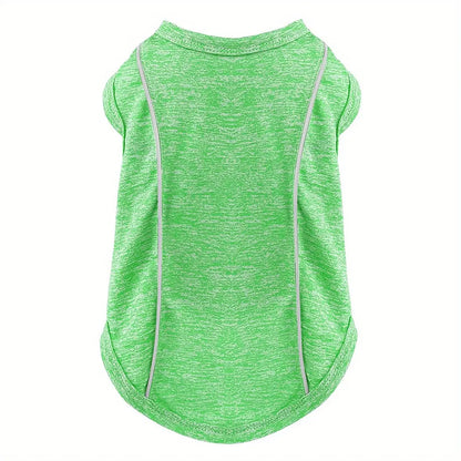 Camisetas de Proteção Solar para Cachorros Refletivas Secagem Rápida | Caprioli Inter Acessórios Pets Luz verde / XS