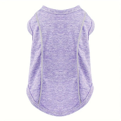 Camisetas de Proteção Solar para Cachorros Refletivas Secagem Rápida | Caprioli Inter Acessórios Pets Roxo / XS