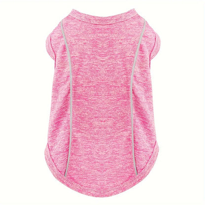 Camisetas de Proteção Solar para Cachorros Refletivas Secagem Rápida | Caprioli Inter Acessórios Pets Cor rosa / XS