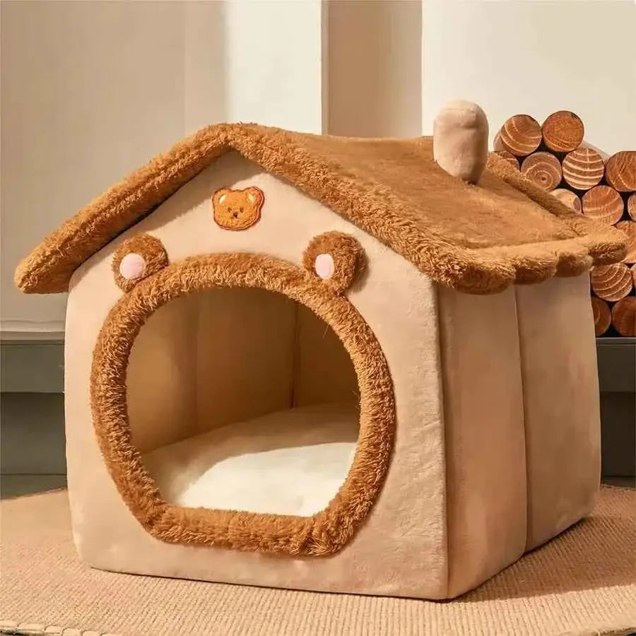 Casa Dobrável com Chaminé para Gato Conforto Portátil e Aconchegante | Caprioli Inter gatos