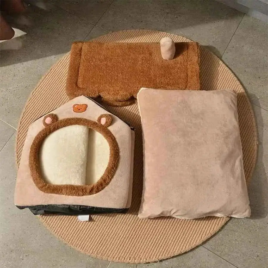 Casa Dobrável com Chaminé para Gato Conforto Portátil e Aconchegante | Caprioli Inter gatos