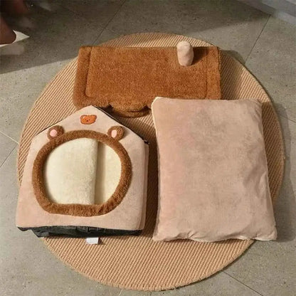 Casa Dobrável com Chaminé para Gato Conforto Portátil e Aconchegante | Caprioli Inter gatos