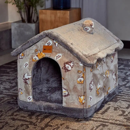 Casinha Pet Animada em Lã e Algodão com Cores Variadas – Conforto Estilo | Caprioli Inter Caminha casinha para Cachorro