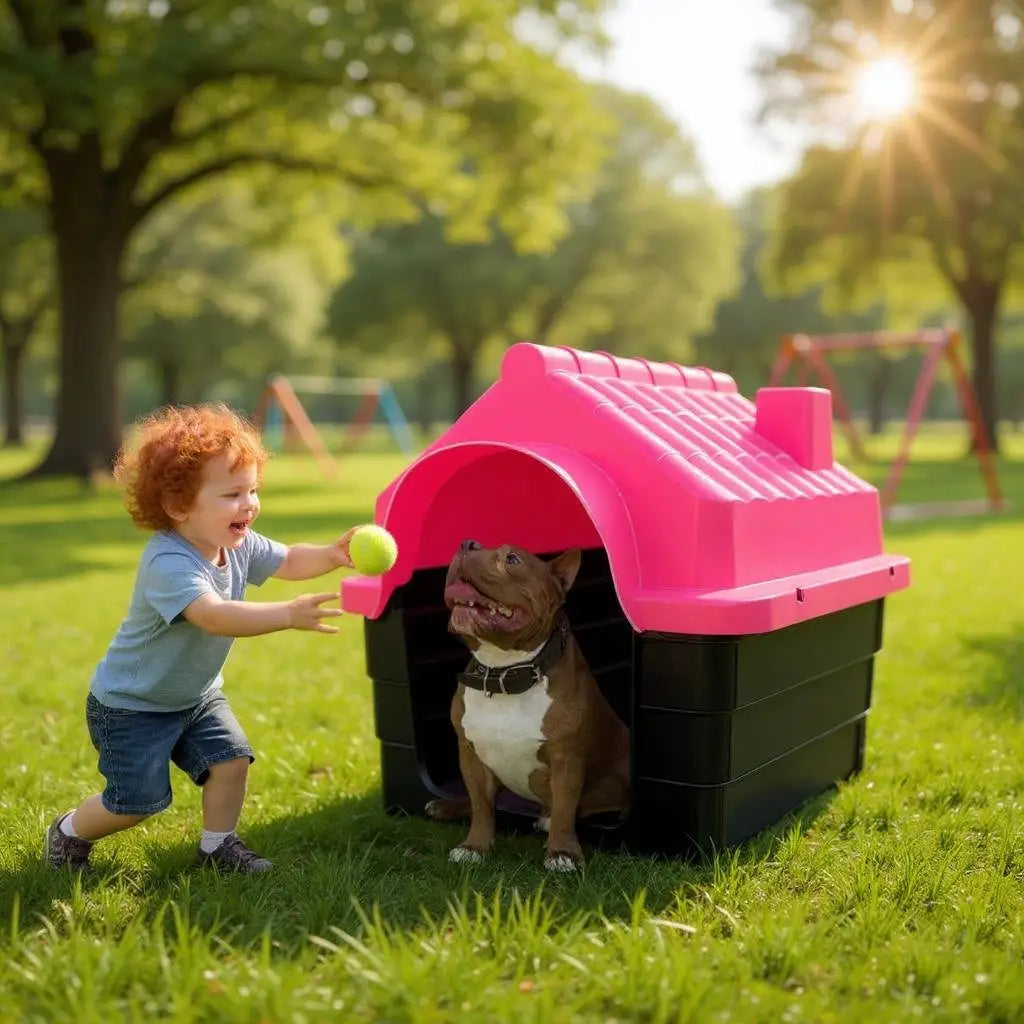 Casinha Plástica Injetada N7 para Cães de Porte Médio a Grande – Caprili Shop Caminhas e Casinhas