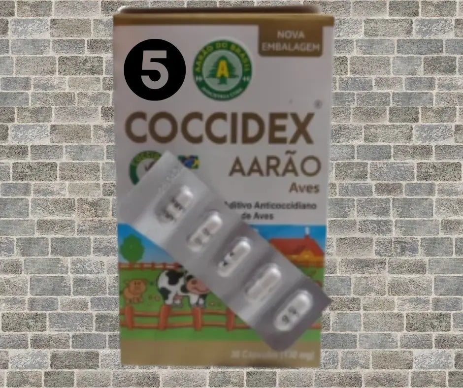 Coccidex Aves - Prevenção da Coccidiose - Aditivo Anticoccidiano | Caprili Shop - medicamento para passaro