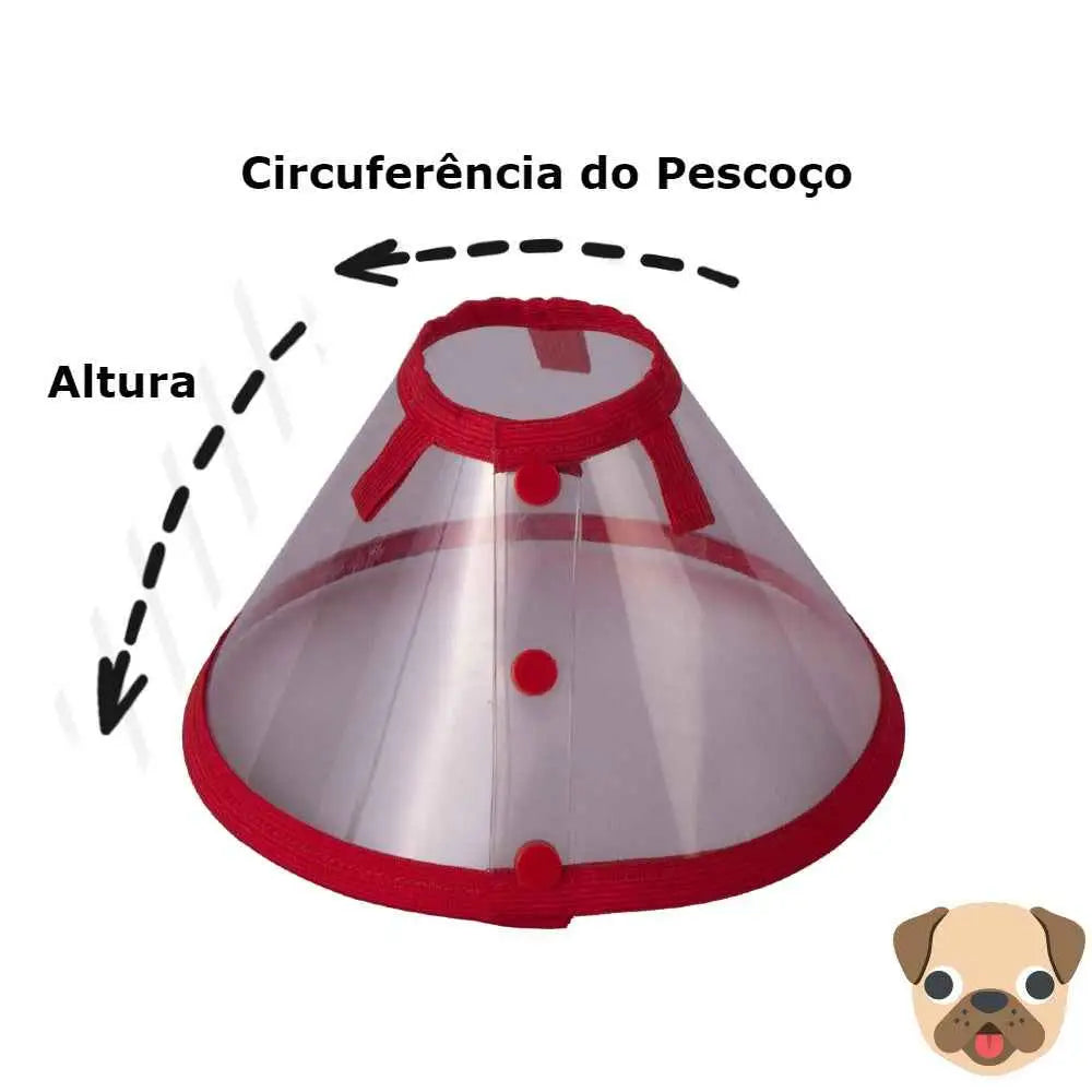 Colar Elizabetano Premium Colorido para Pets | Caprioli Shop colar elizabetano cachorro