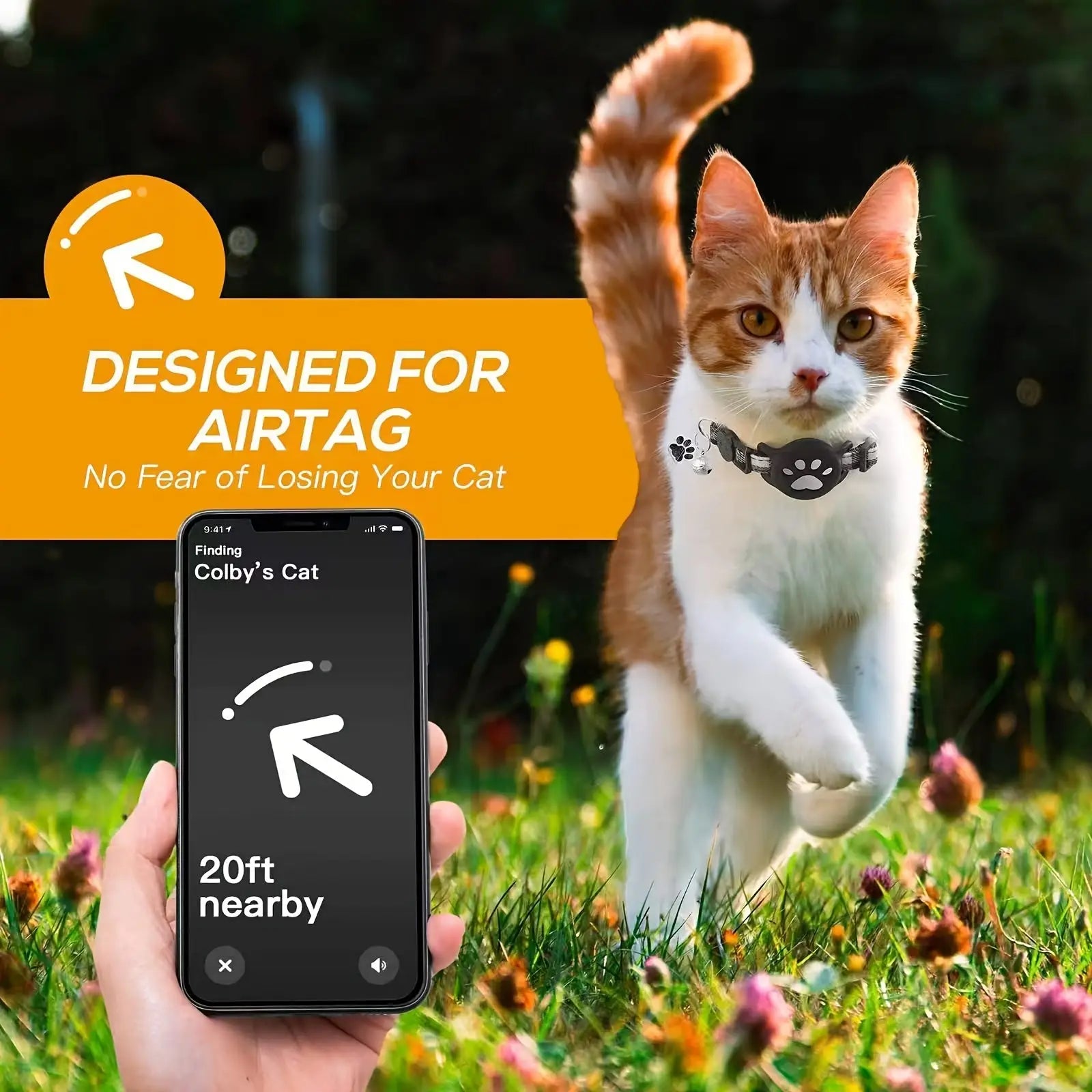 Colar GPS Inteligente para Pets com Dispositivo Anti Perda + Capa Protetora I Caprioli Shop