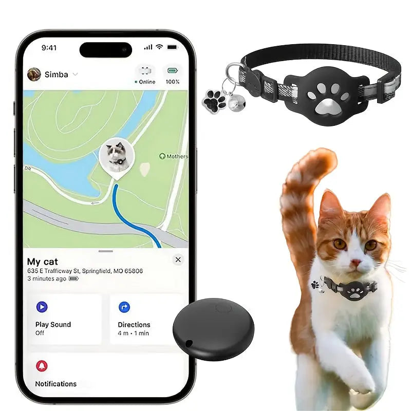 Colar GPS Inteligente para Pets com Dispositivo Anti Perda + Capa Protetora I Caprioli Shop