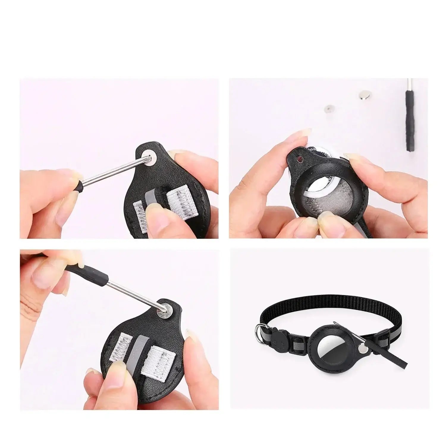 Coleira para Gatos AirTag - Reflexiva Segura Ajustável | Caprioli Shop - coleiras