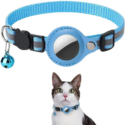 Coleira para Gatos AirTag - Reflexiva Segura Ajustável | Caprioli Shop - coleiras