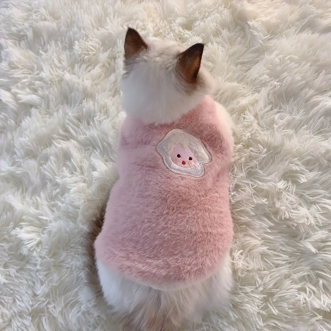 Colete Inverno Gato Premium Tecido Espesso Anti Queda Conforto Pet | Caprioli Inter roupa para gato