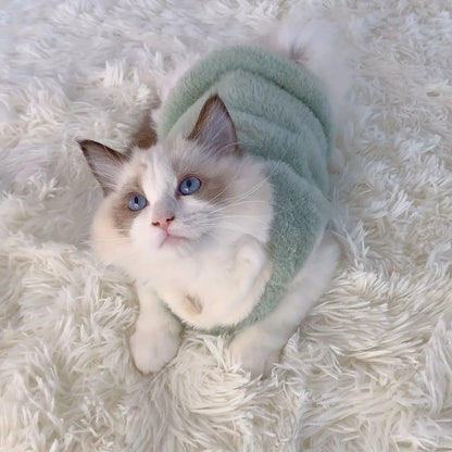 Colete Inverno Gato Premium Tecido Espesso Anti Queda Conforto Pet | Caprioli Inter roupa para gato