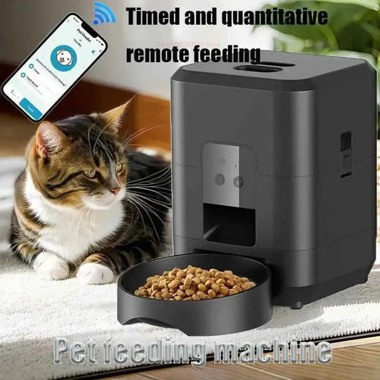 Comedouro Automático Inteligente 2L Wi Fi para Cães e Gatos com Controle Smart Life – Caprili Inter comedouro bebedouro