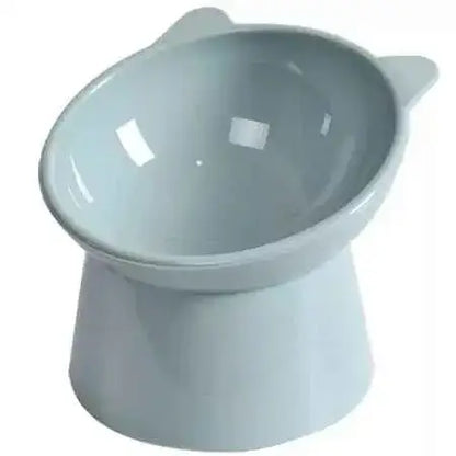 Comedouro Elevado Anti Engasgo Ergonômico para Pets | Caprioli Shop e Bebedouro Azul Acinzentado / 1