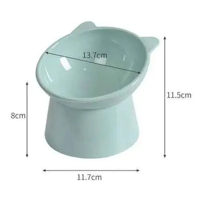Comedouro Elevado Anti Engasgo Ergonômico para Pets | Caprioli Shop e Bebedouro Verde / 1
