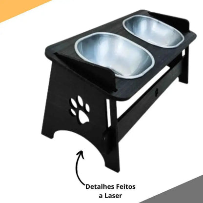 Comedouro Elevado para Pets Conforto e Estilo | Caprioli Shop COMEDOURO E BEBEDOURO