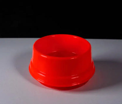 Comedouro Hamster Plástico Atóxico 75ml - Fácil Higiene + Durável | Caprioli Shop - VERMELHO - Comedouro para roedores