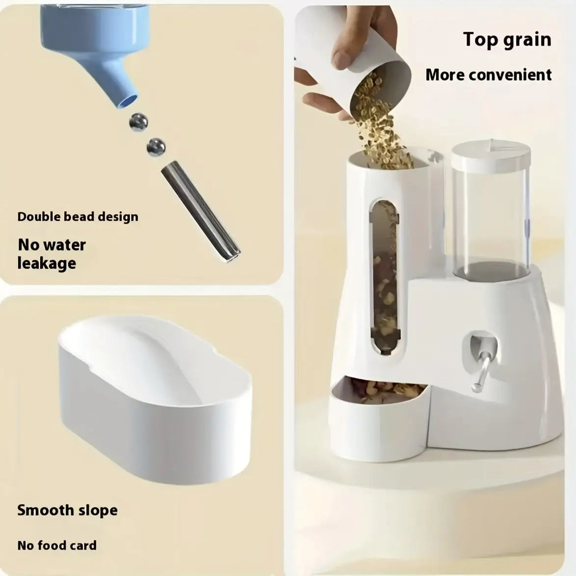 Comedouro integrado para hamsters - Design em PVC | Caprili Inter - roedores