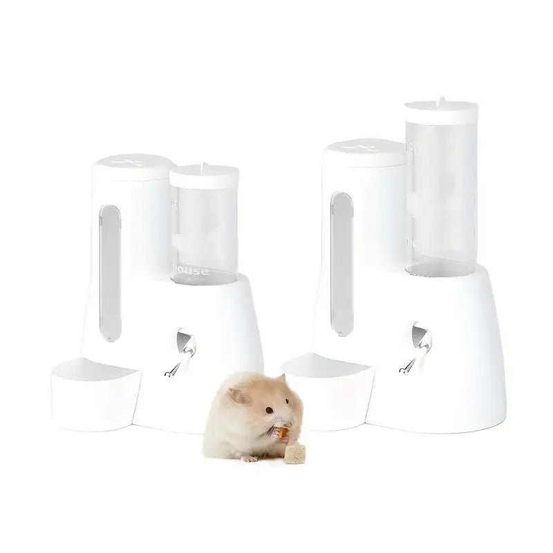Comedouro integrado para hamsters - Design em PVC | Caprili Inter - roedores