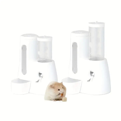 Comedouro integrado para hamsters - Design em PVC | Caprili Inter - roedores
