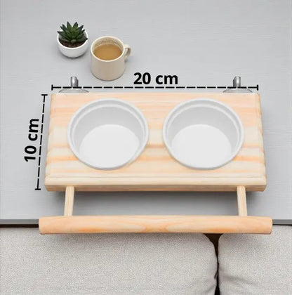 Comedouro Luxo para Calopsita Periquito e Agapornis | Caprili Shop - comedouro bebedouro passaros