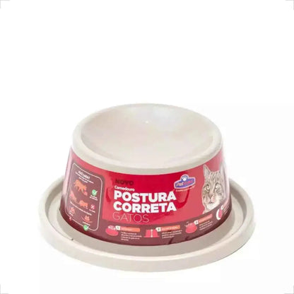 Comedouro Pet Ergonomico para Gatos - Postura Ideal | Caprioli Shop - COMEDOURO E BEBEDOURO