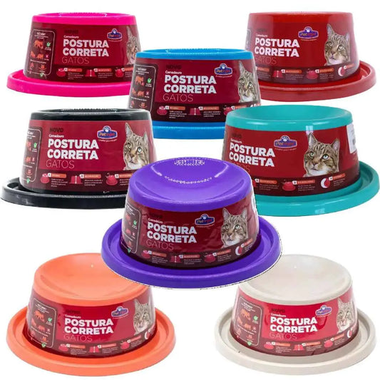 Comedouro Pet Ergonomico para Gatos - Postura Ideal | Caprioli Shop - COMEDOURO E BEBEDOURO