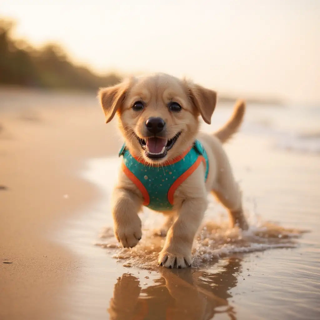 Conjunto de Coleira Peitoral Ajustável para Cães e Gatos – Resistente Leve | Caprioli Shop coleiras