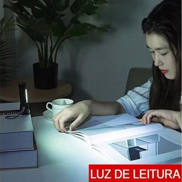 Lanterna Recarregável Luz Negra Resistente A Água