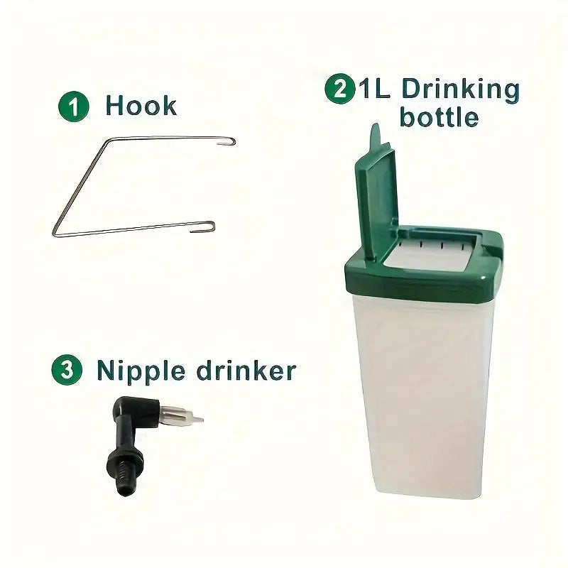 Dispensador de Água Automático para Coelhos | Caprili Inter - bebedouro roedores