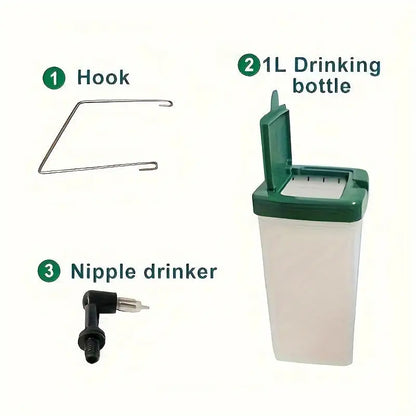 Dispensador de Água Automático para Coelhos | Caprili Inter - bebedouro roedores