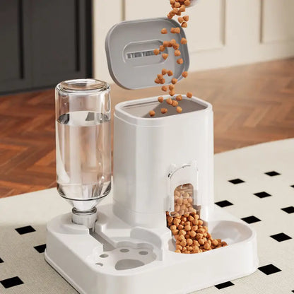 Dispensador de Água Automático para Gatos e Cães I Caprioli Inter Comedouro bebedouro Cinza