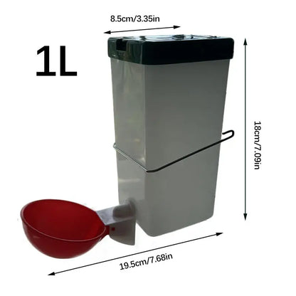 Dispenser de Água para roedores - Fácil Instalação | Caprili Inter - bebedouro - 1000ML