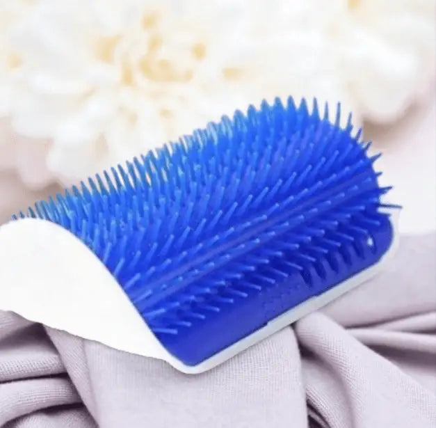Escova Massageadora Tira Pelos para Gato - Quina de Parede – Caprioli Shop - Azul Escuro - gatos