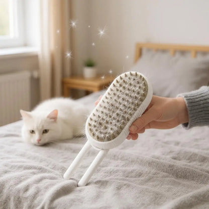 Escova A Vapor 3 em 1 para Gato Limpeza Sofisticada | Caprioli Shop higiene e limpeza gatos