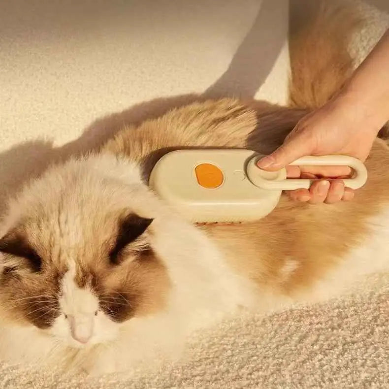 Escova a Vapor Para Gatos – Remoção de Pelos e Massagem Suave – Caprioli Shop - gatos