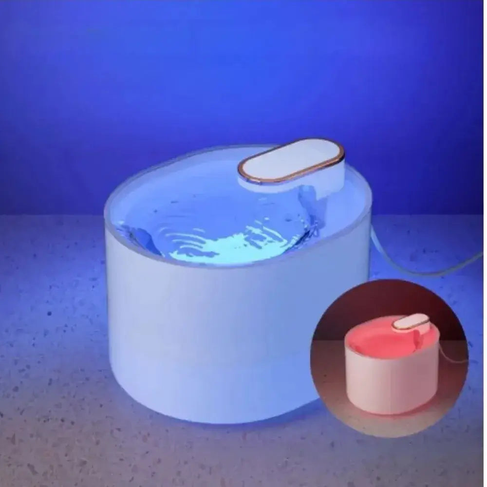 Fonte de Água Inteligente com Sensor para Gatos Hidratação Segura e Prática | Caprioli Inter Bebedouro Branco
