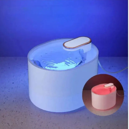 Fonte de Água Inteligente com Sensor para Gatos Hidratação Segura e Prática | Caprioli Inter Bebedouro Branco