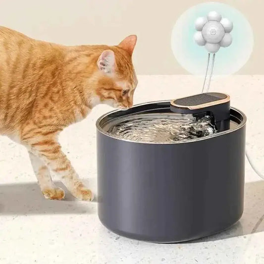 Fonte de Água Inteligente com Sensor para Gatos Hidratação Segura e Prática | Caprioli Inter Bebedouro