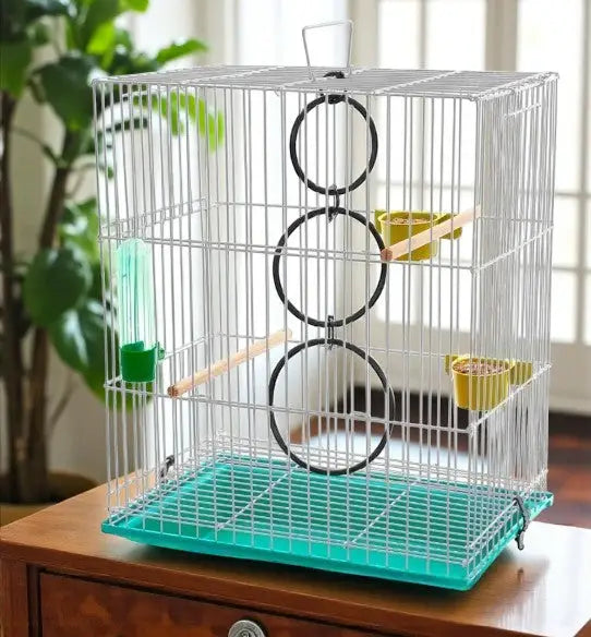 Gaiola Calopsita Pássaros - Completa com Acessórios | Caprili Shop - Gaiolas e Ninhos