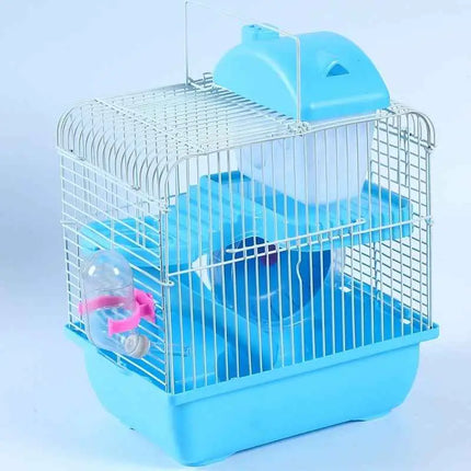 Gaiola Tubo Super Luxo Hamster 2 Andares Moderna + Brinde Bebedouro | Caprioli Shop