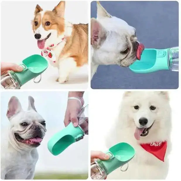 Garrafa Portátil Automática para Pets 300ml | Caprioli Shop - comedouro e bebedouro