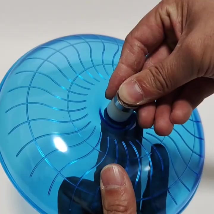 Brinquedo Hamster UFO Roda Corrida 18cm Silenciosa Antiderrapante Portátil | Caprioli Inter