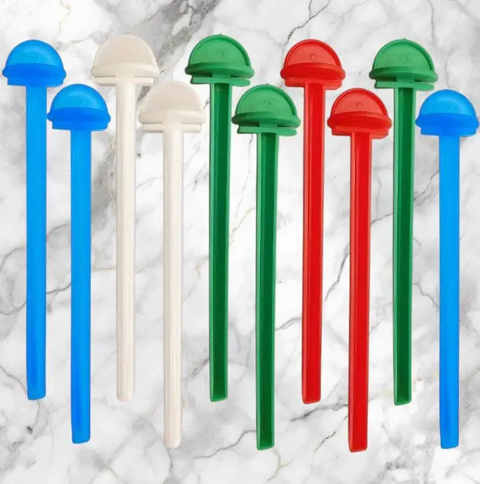 Kit com 10 pçs de Poleiros Pássaros Plástico Coloridos | Caprili Inter - Brinquedos e Acessórios para gaiola