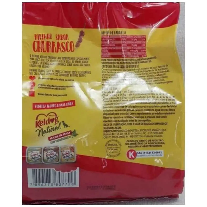 kit com 2 Bifinho Keldog Churrasco 500g | Caprioli Inter petisco para cachorro